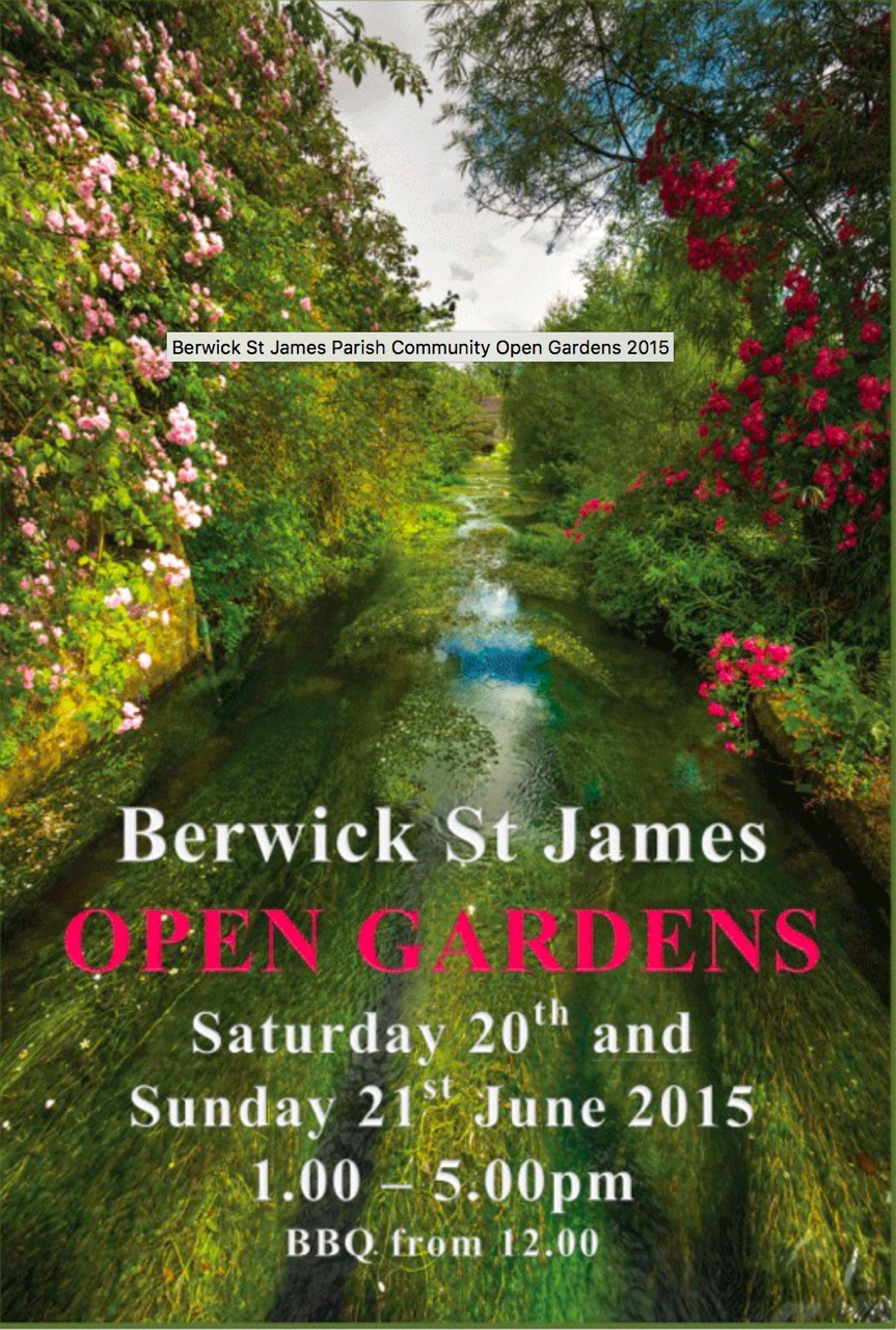 Berwick St James Parish Open Gardens 2015