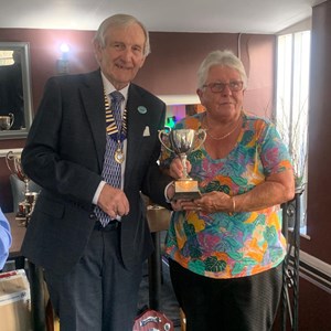 Ladies Handicap Singles Winner - Jackie Jones