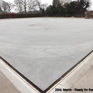 Cowplain Bowling Club The Laying of the Carpet