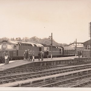 Alton Railway Station  c1965