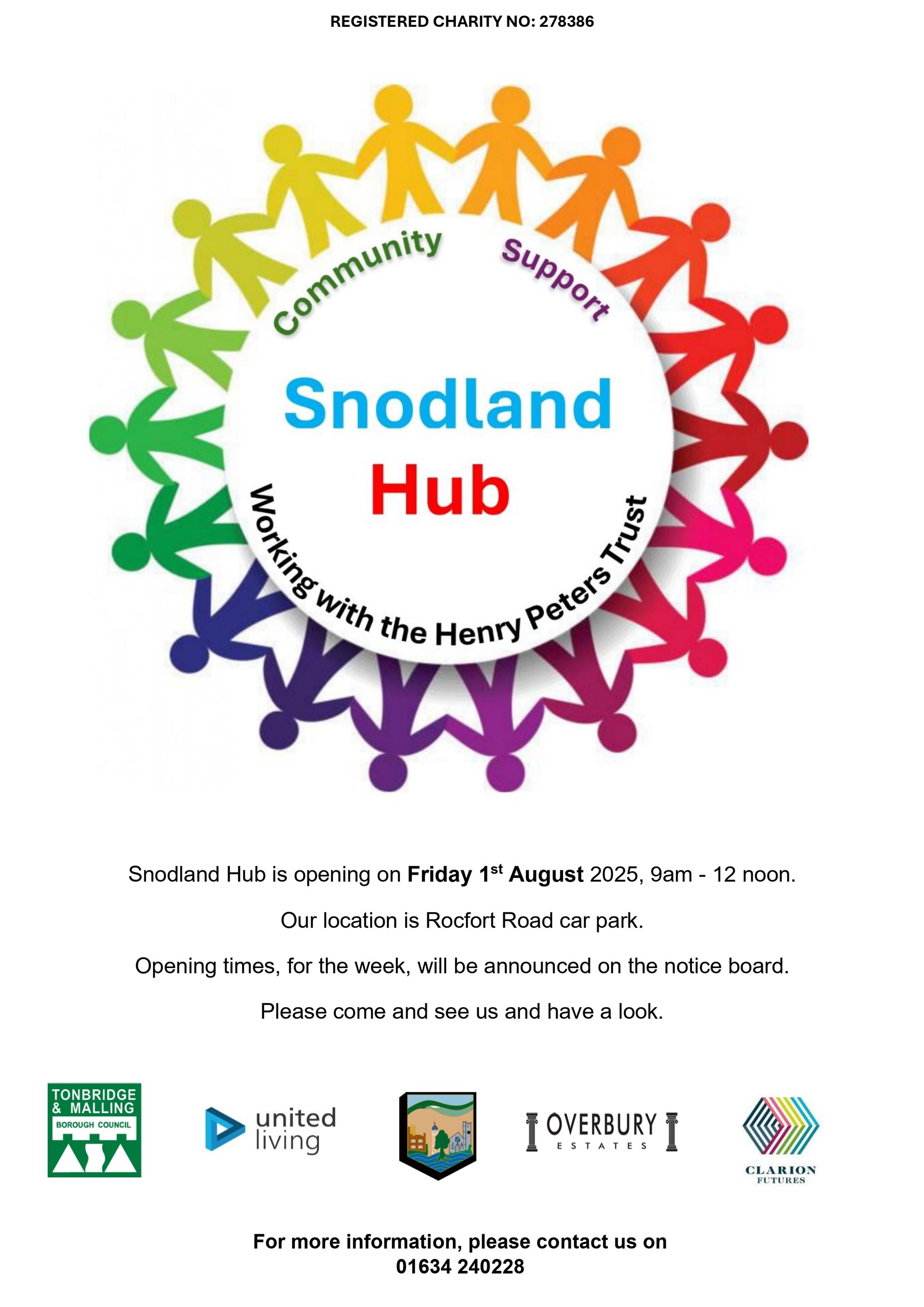 Snodland Hub is Opening 1st August 2025