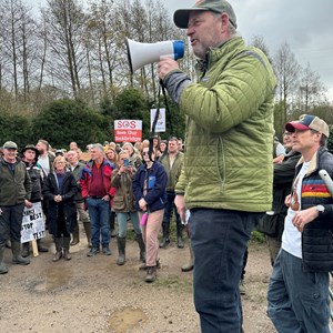 Pan Parish River Pollution Forum PROTEST AT FULLERTON, 18 MARCH 2024