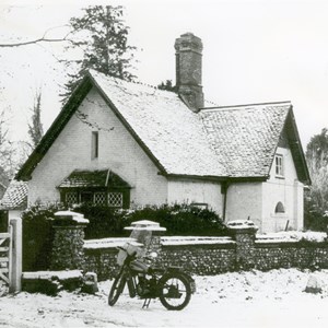 North Lodge. Opposite Toll Gate House. Interestingly, the BSA Bantam belonged to Peter Short back in the day when he was younger and unattached.