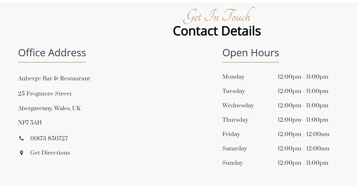 abergavenny bowls club Auberge Bar Lounge