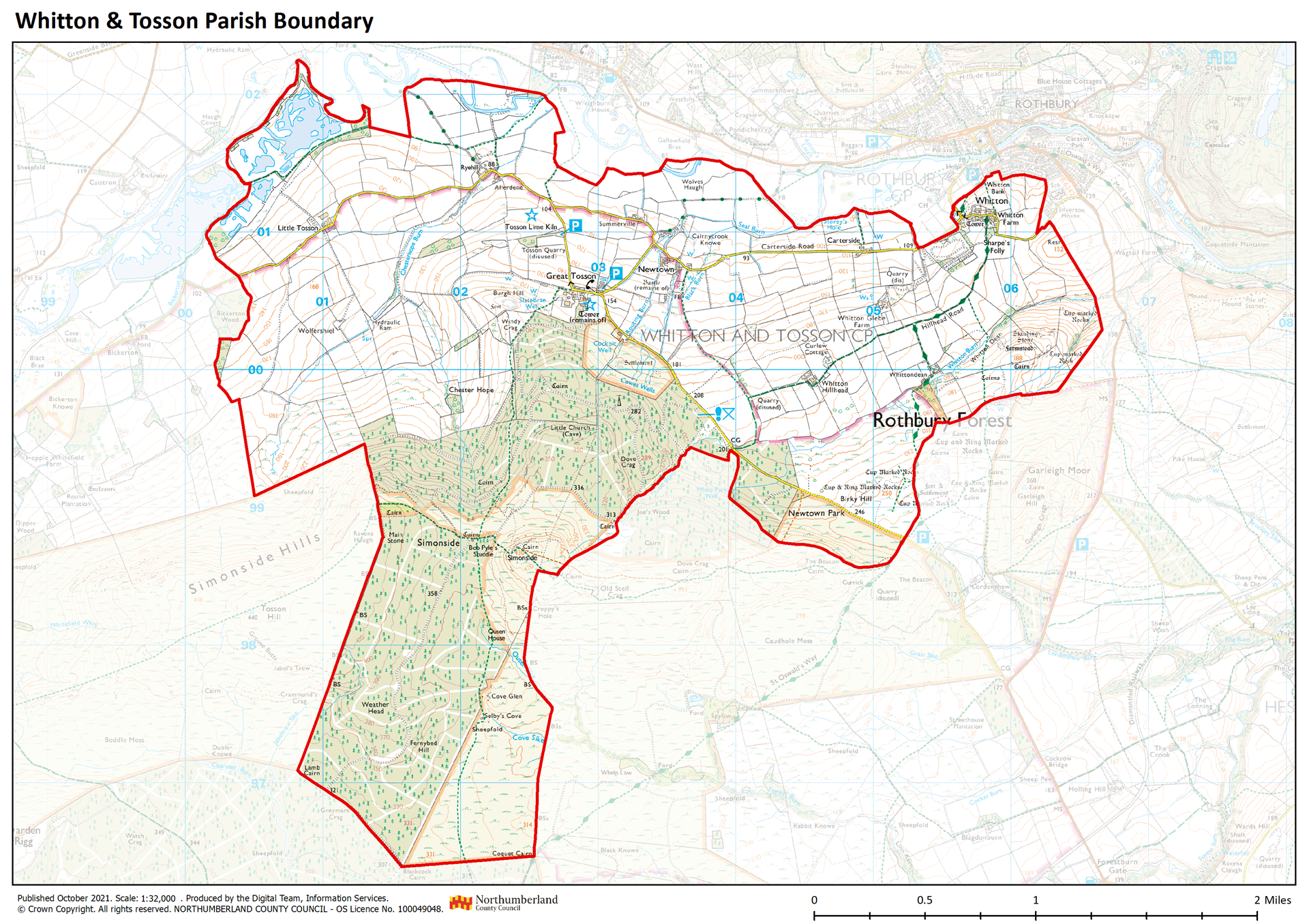 Whitton & Tosson Parish Council Home