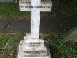 Drive Arthur Brompton's grave, All Saints Churchyard