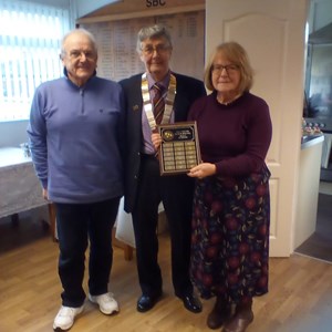A Littleton trophies runners up Bruce Fryer and She Perkins