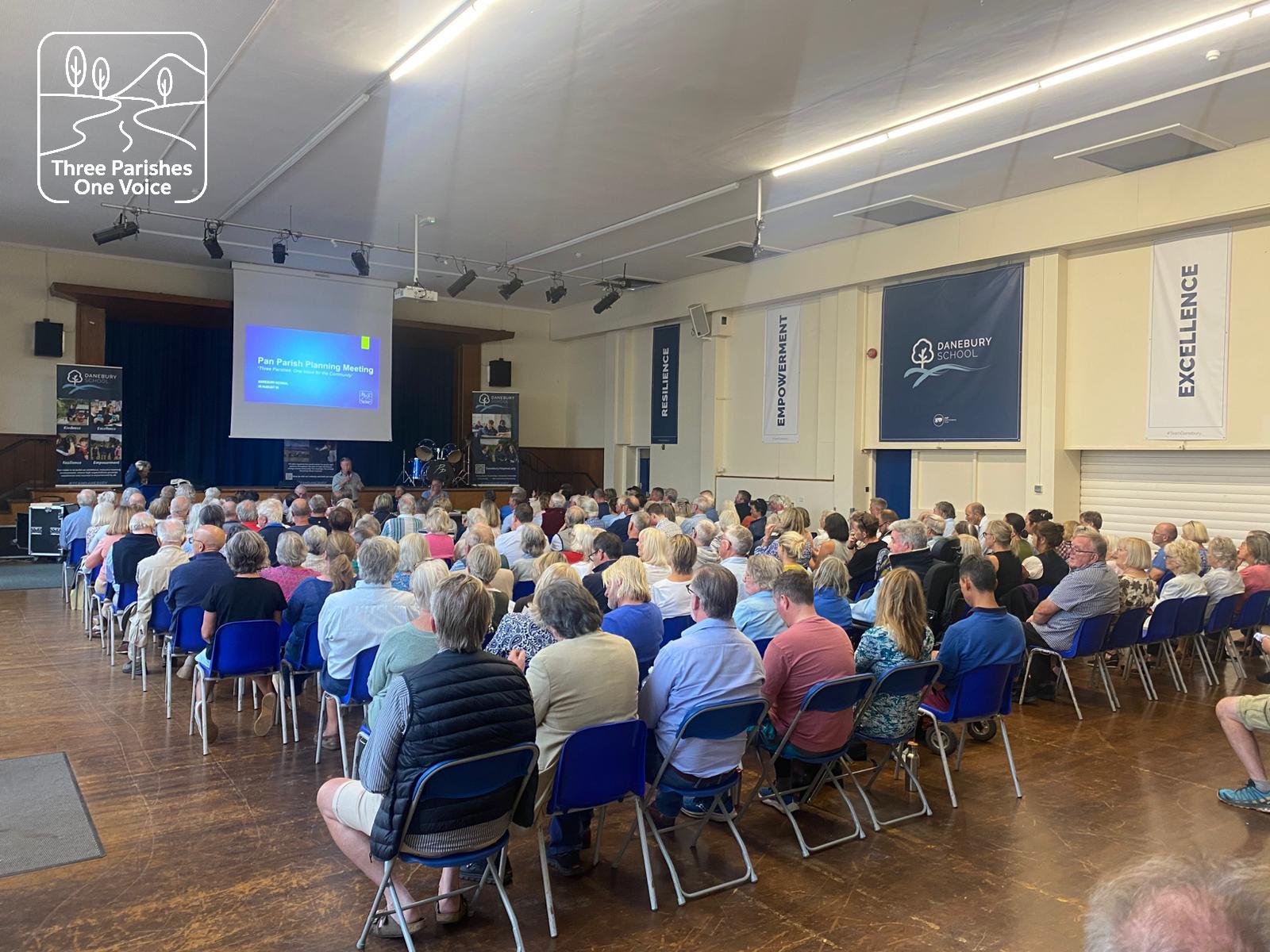 Public Meeting held at Danebury School, 26 August 2025