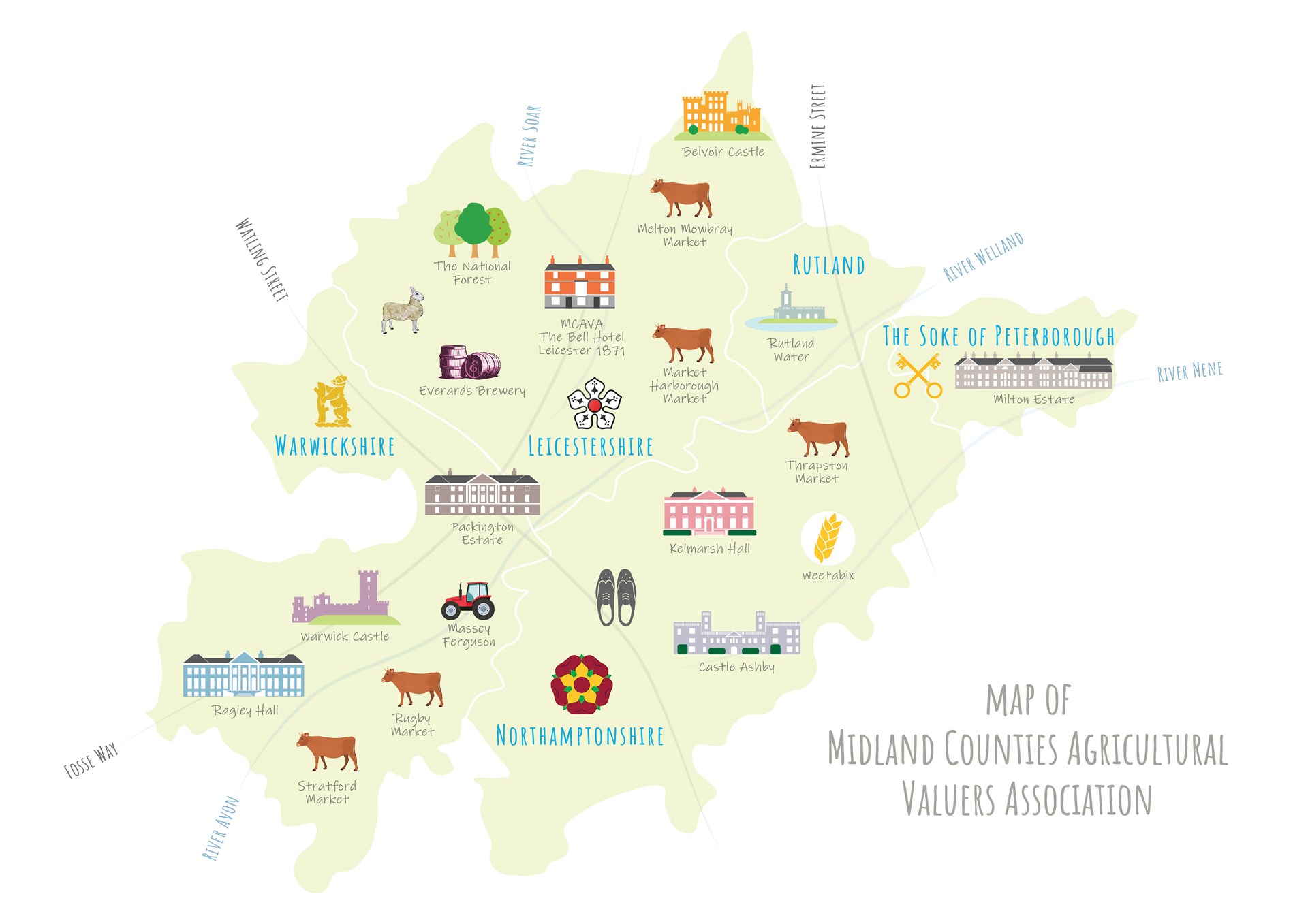 Midland Counties Agricultural Valuers' Association Diary of Events 2021