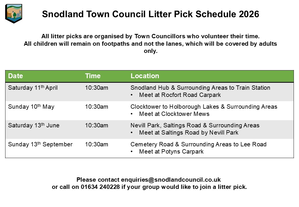Snodland Town Council Litter Picking