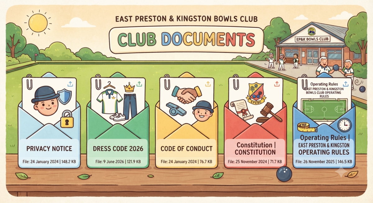 East Preston & Kingston Bowls Club Club Documents
