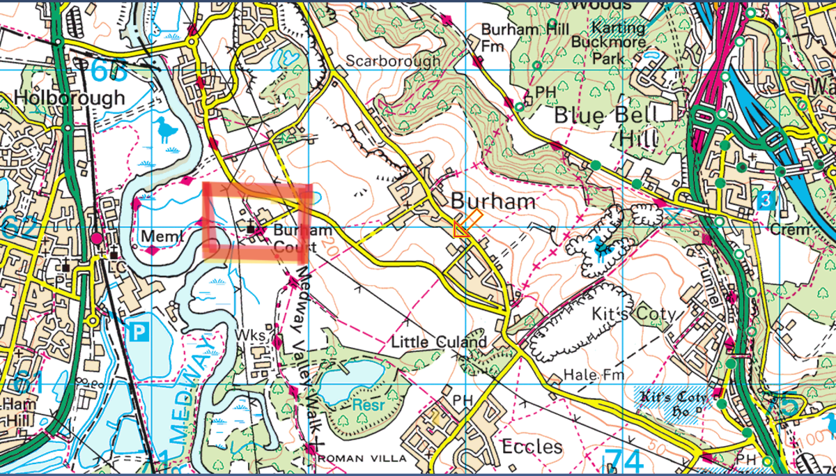 Friends of St Mary's Church, Burham Location