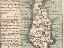 Map Of Northamptonshire