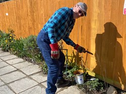 This season’s fence repaint