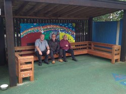 Shedders made a big bench