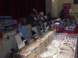 Jewellery stall at the Craft Fair