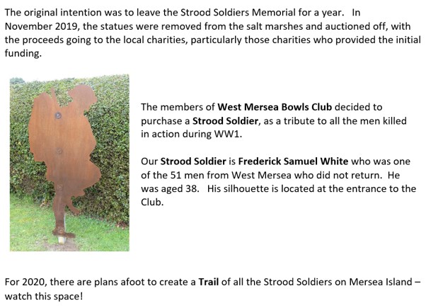 West Mersea Bowls Club Strood Soldiers