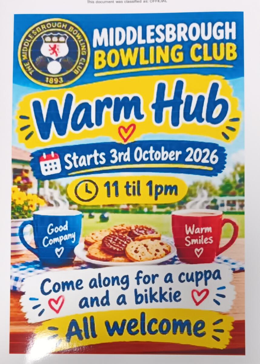 Middlesbrough Bowling Club Club News