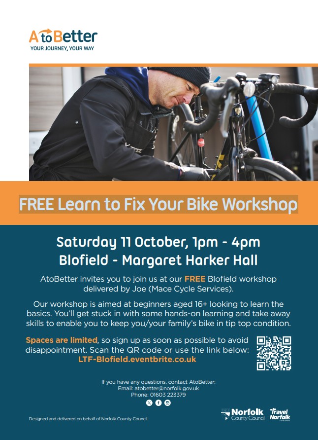 FREE Learn to Fix Your Bike Workshop