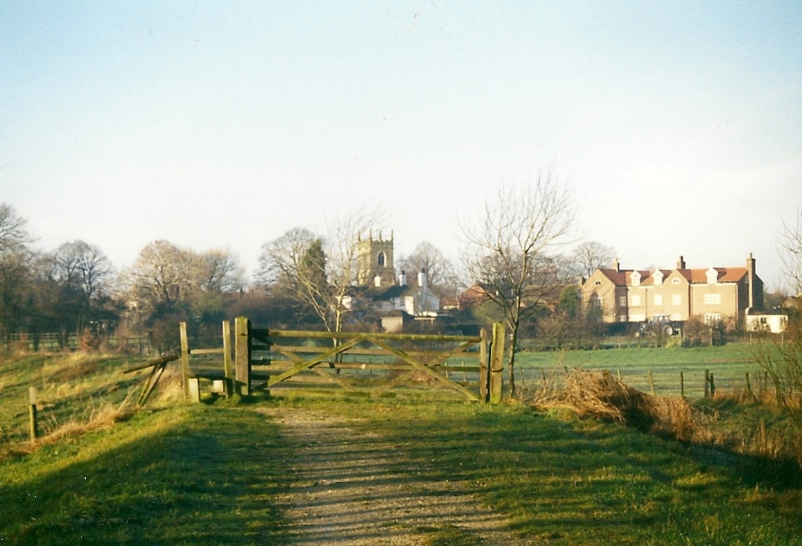 View of Misson and Church of St. John the Baptist from the River Idle