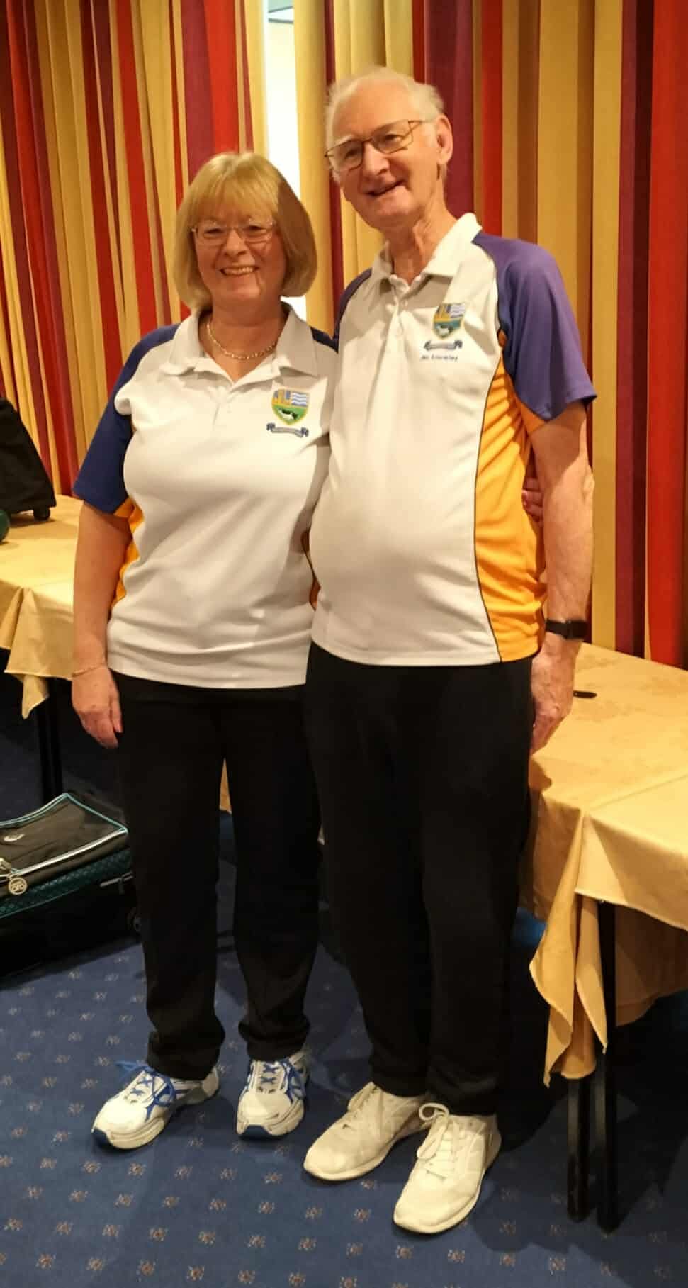 Joanne and Jim win the pairs!!