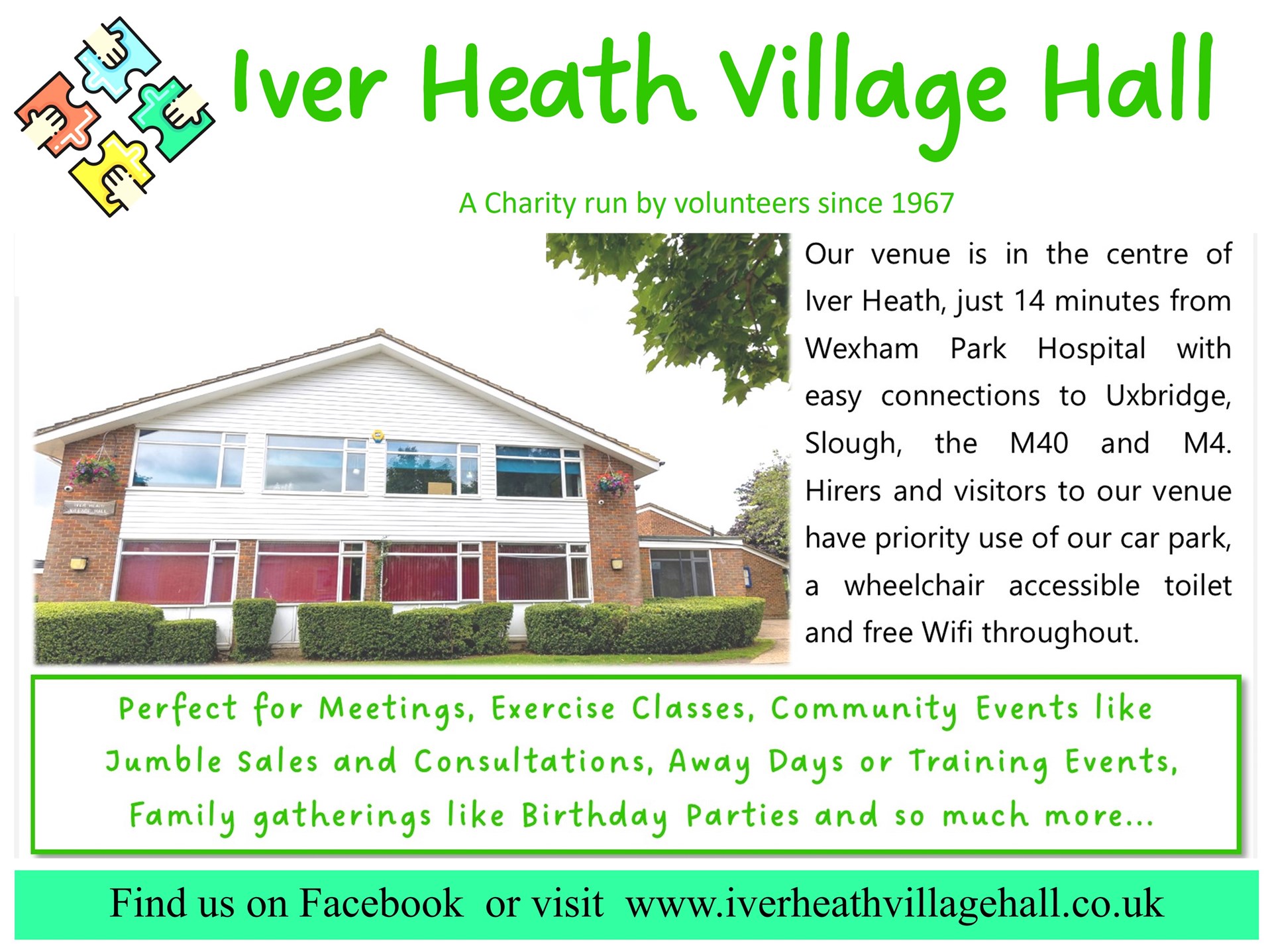 Iver Heath Village Hall Regular hirers & events