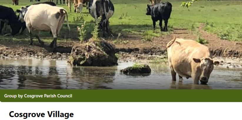 For community information join Cosgrove's Facebook