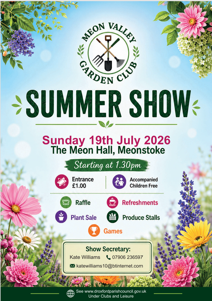 Droxford Village Community Spring Show 2026