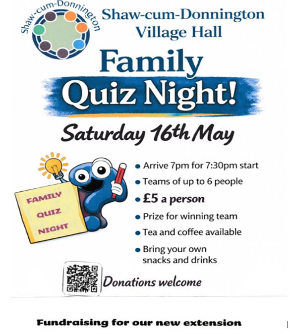 Shaw-cum-Donnington Village Hall Upcoming Events