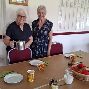 Cream Tea organised by Social Secretaries Joan Copleston & Sheila Phillips