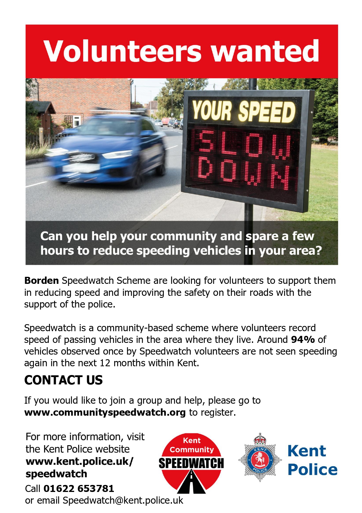 Borden Parish Council Speedwatch