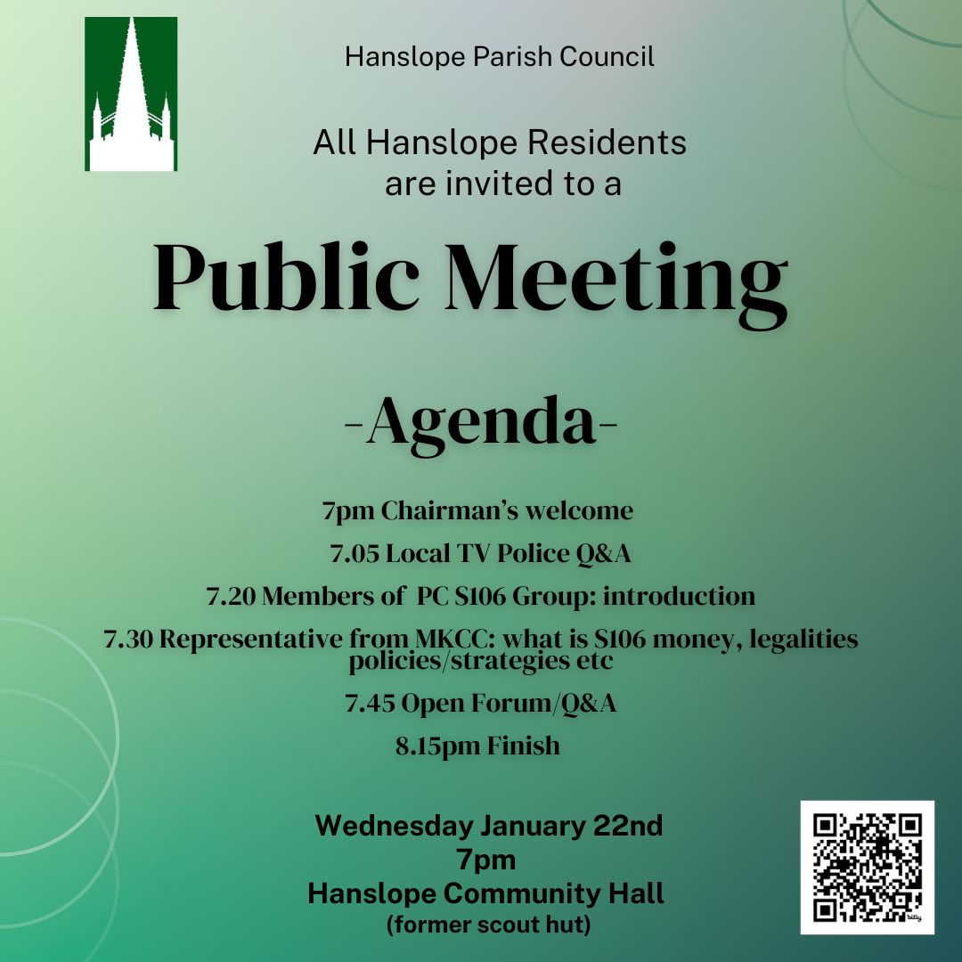 Public Meeting  - Jan 2025