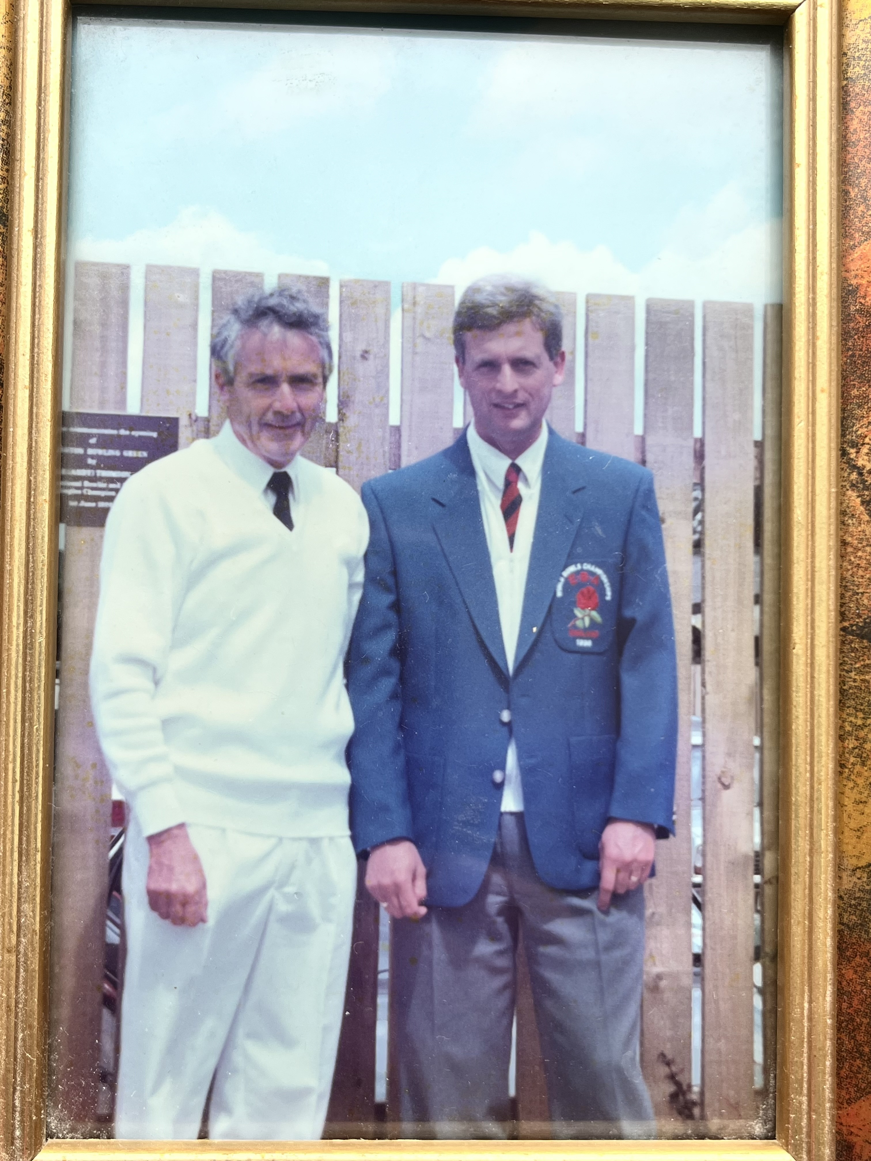Tony Hoare and Andy Thompson -1996 Club Opening Day