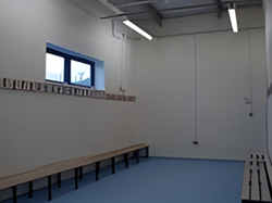 Example of changing room facilities