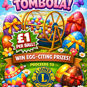 Crewe Lions Club Nantwich Jazz Festival egg tômbola