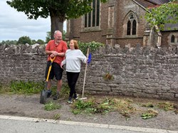 more cleaning of those pesky weeds