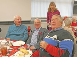 Graham Avis, Martin Harris, Rob Clark, Jean Cheriton in background