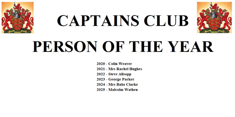 Gloucester City Bowls Club Club Person of the Year