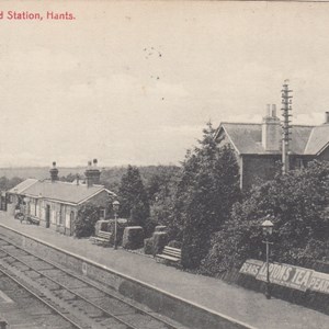Medstead Station ~ Postmarked 13.6.1916