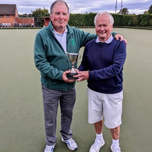 Hancock Cup winners, Mel and Lionel.