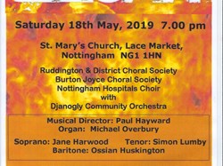 Ruddington and District Choral Society 60 year history