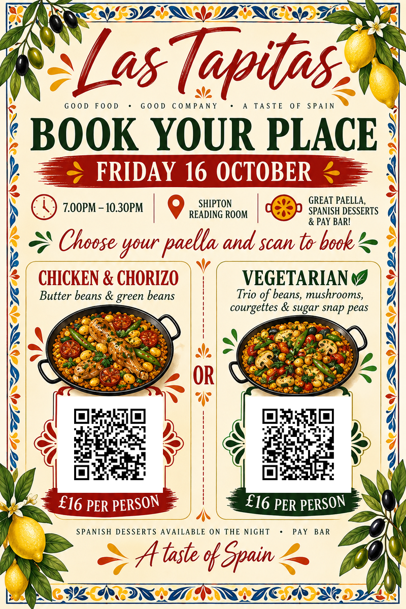 Shipton Village Paella Evening
