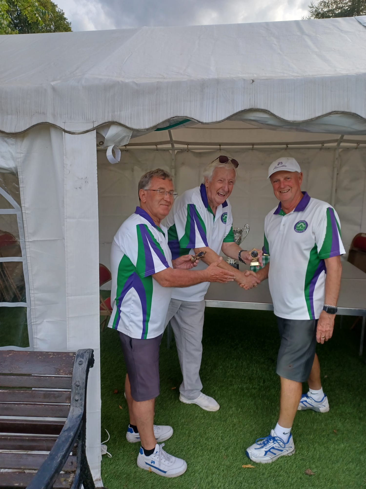 Pairs Winners Graham Lambert and Kevin Broadley