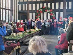 Preston People's Choir at Rufford Old Hall, Christmas 2025