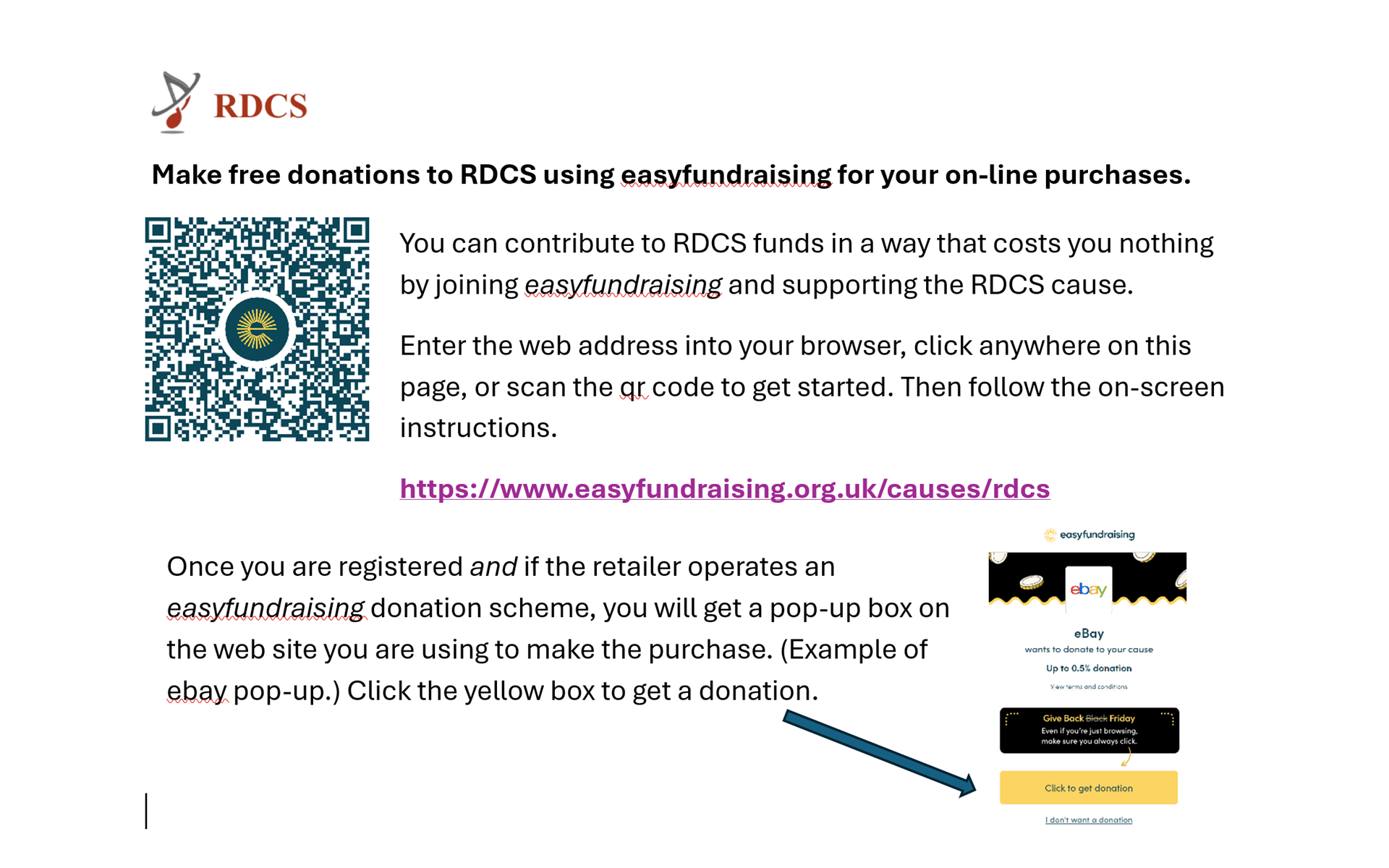 Ruddington and District Choral Society Members' information