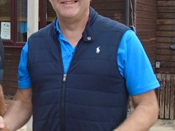 Alan, the nearest the pin winner, also had to leave before the presentations