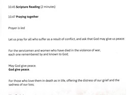 Brandon Town Council Remembrance Day 2025