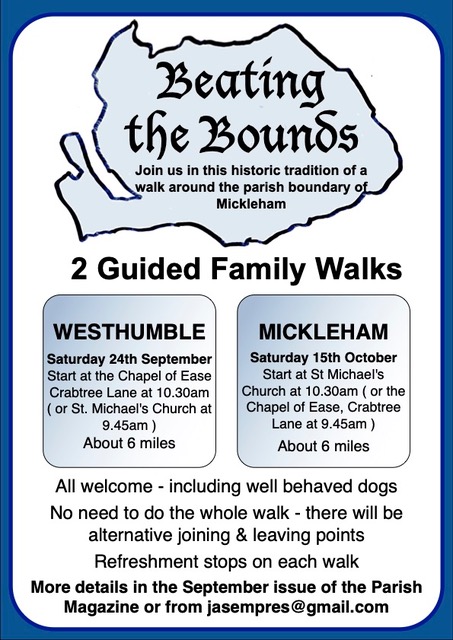 Mickleham Parish Council Beating the Bounds Walk - Sept/Oct 2022