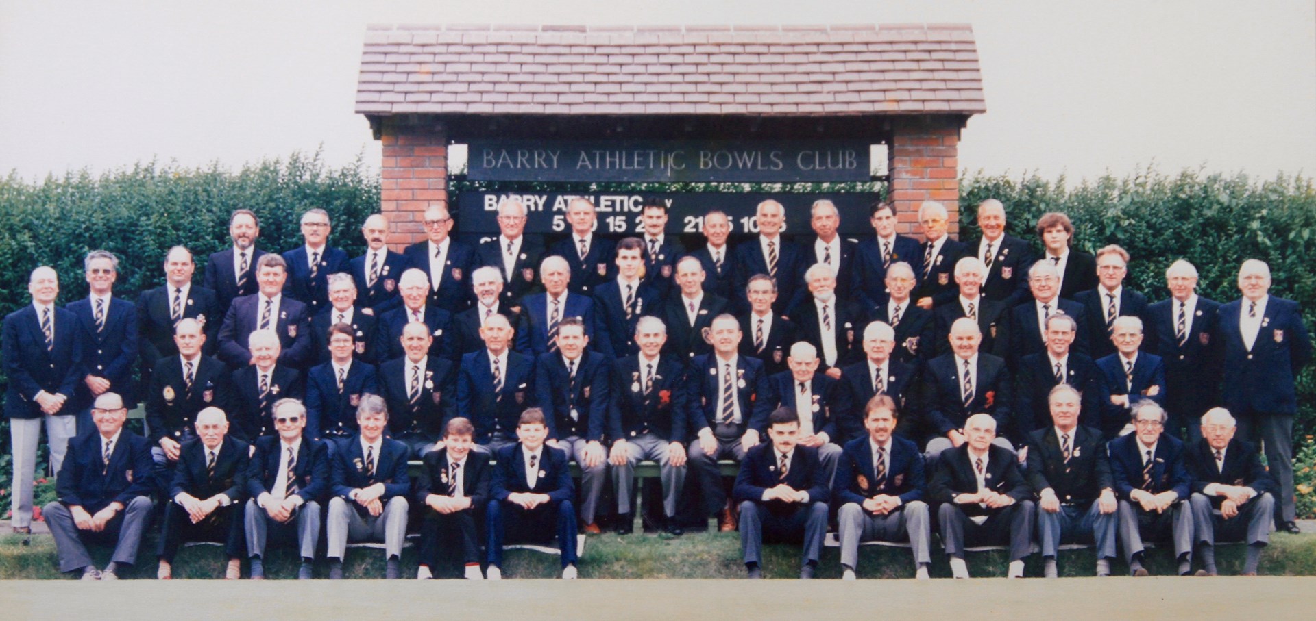 Barry Athletic Bowls Club 75th Anniversary 1986