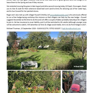 Upton Parish Newark The Collies Garden